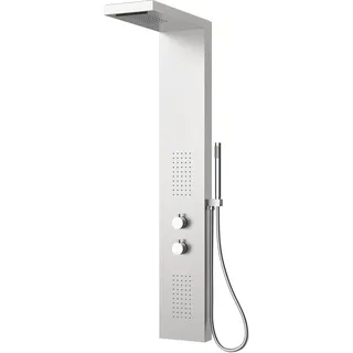 Marwell Duschsäule »Essenza« Edelstahl Regendusche, 125 x 20 cm