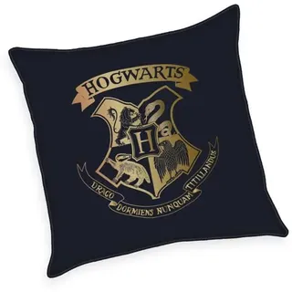 Herding Harry Potter Soft Velboa Kissen 40 x 40 cm Schwarz