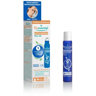 Puressentiel – Alltagsbeschwerden - Kopfschmerzen-Roll-on mit 9 ätherischen Ölen - schmerzlindernd - 10 ml