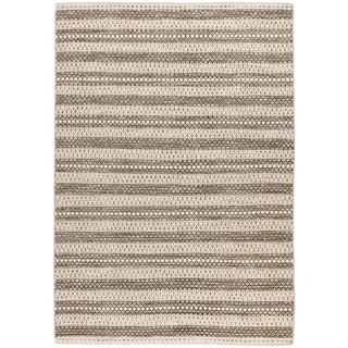 OBSESSION »My Jaipur 335« rechteckig 9 mm Höhe Handweb Teppich, gestreift, reine Wolle, handgewebt, Schlafzimmer,