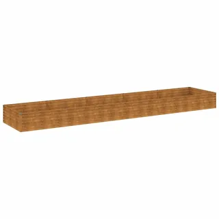 vidaXL Hochbeet 482x100x36 cm Cortenstahl - Braun