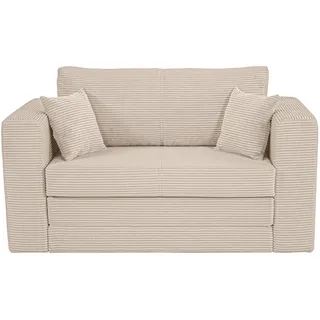 Xora Jugend- UND Kindersofa , Hellbraun , Textil , Füllung: Schaumstoffflocken,Schaumstoffflocken , 136x78x72 cm , Wohnzimmer, Sofas & Couches, Schlafsofas, Sonstige Schlafsofas