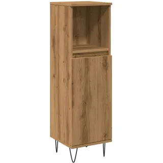 vidaXL Badschrank Artisan-Eiche 30x30x100 cm Holzwerkstoff