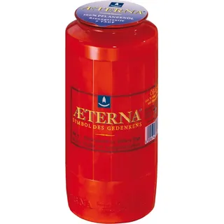Aeterna Bio-Öllicht 7 Tage Brenndauer Rot
