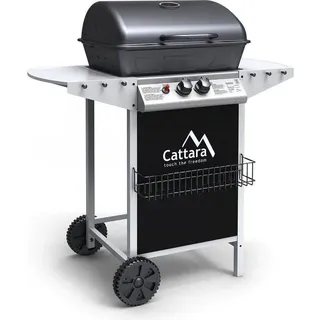 Gasgrill Party Point mit Deckel, Thermometer, Ablagefläche, 102x98x51 cm und 1770 cm2 Grillfläche