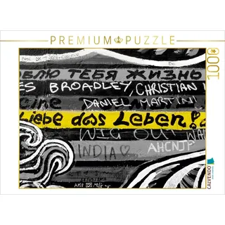 CALVENDO Puzzle Berlin - East Side Gallery 1000 Teile Puzzle quer | Lege-Größe cm Foto-Puzzle für glückliche Stunden