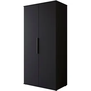 INOSIGN Drehtürenschrank LAGOS 90,1 x 187,3 x 51 cm Schwarz