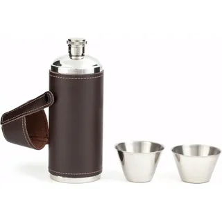 Kikkerland Flask, Flachmann, Schwarz
