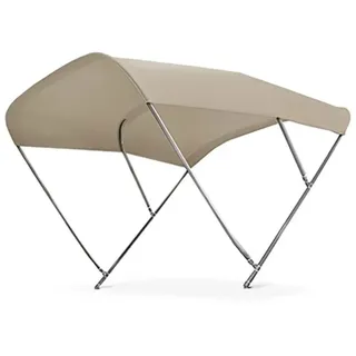 Plastimo Edelstahl Bimini-top Mit 3 Bügeln - Beige - 170 cm