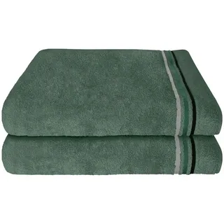 SCHIESSER Skyline Color Handtuchset 70 x 140 cm grün