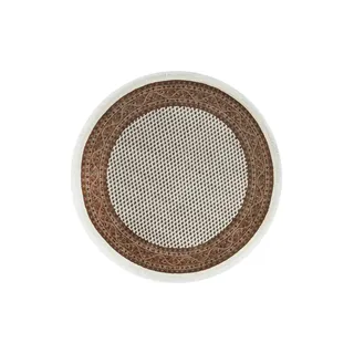THEKO Chandi Mir Orientteppich Ø 250 cm Braun/Creme