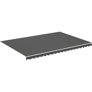 vidaXL Markisenbespannung Anthrazit 5x3,5 m - Grau