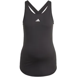 adidas Damen AEROREADY Train Essentials Slim-Fit Tank Top (Maternity), Black/White, S