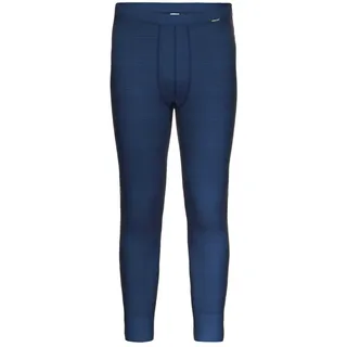 Lange Unterhose AMMANN "Lange Unterhose Jeans Lange Unterhose 1er Pack", Herren, Gr. L, blau (dunkelblau), Obermaterial: 75% Baumwolle CO. 25% Polyester PES., Unterhosen Lange Unterhose