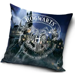 Harry Potter HOGWARTS Dekokissen Zierkissen 40x40cm - Blau