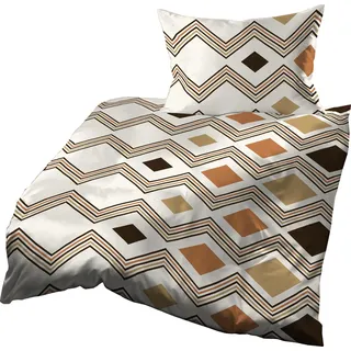 Gerald Wittmann Bettwäsche »Microfaser« 2 Stk. tlg., braun