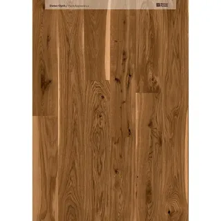 Weitzer Parkett Landhausdiele, Eiche Amber , Eichefarben , Holz , 3-Schicht , 19.3x1.3x224.5 cm , Teppiche und Böden, Bodenbeläge, Parkettböden, Landhausdiele