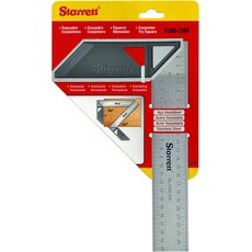 Starrett K53M-200-S Tischler Try Quadrat für die Holzbearbeitung – 200mm metrischer Satz Vierkant