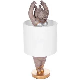 Brubaker Nilpferd Ballerina Weiß Grau