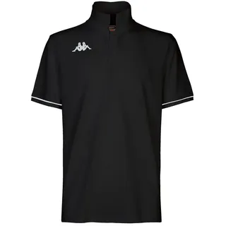 Kappa Barli Kurzarm-poloshirt - Black / White - S