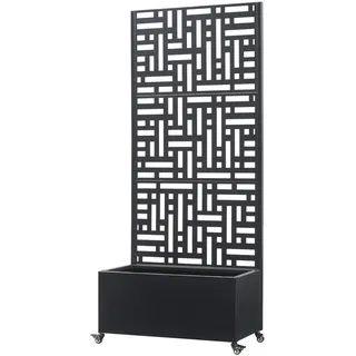 casa.pro Bernalda 82 x 190 x 38 cm Schwarz