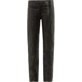 RICANO Lederhose "Lederhose Low Cut" Handgefertigt aus echtem Leder, schwarz