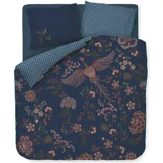 Pip Studio Bettwäsche-Garnitur Buenas Noches Farbe Dark Blue Größe 200x200+2x80x80 - Dunkelblau