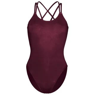 capezio Double Strap Camisole Leotard, Burgundy, Small