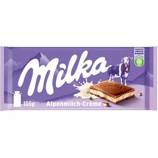 MILKA ALPENMILCH CREME Tafel 100g