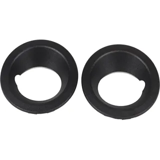 2pcs vordere Stoßfänger -Nebel -Lichtringabdeckung 51113400912 Schwarzer Ersatz für X3 E83 2004-2006