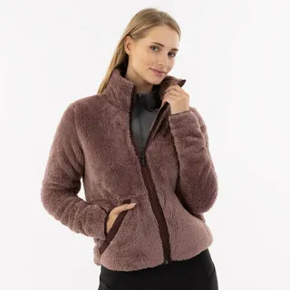 BR Jacke Damen Fatima HW 2024 Weiche Teddyjacke Twilight Mauve M