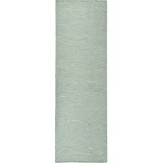 Outdoor-Teppich Flachgewebe 80x250 cm Türkis - Türkis