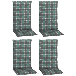 BEO Hochlehner Auflage 118 x 50 x 5 cm grau/türkis 4-tlg.