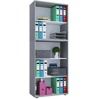 VCM Lona XXL Aktenregal 70 x 40 x 178 cm grau