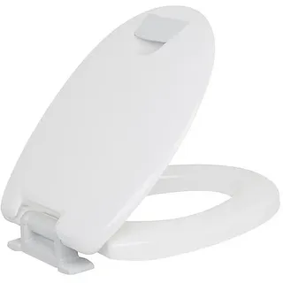 WC-Sitz Hamberger Haromed, 5cm Sitzhöhe, Haltergriffe grau - 524648