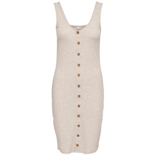 ONLY Damen Onlnella S/L Bodycon Dress Jrs, Pumice Stone/Detail:melange, XXS