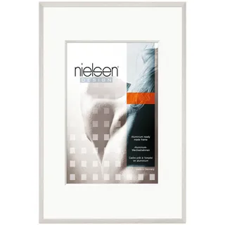 Nielsen Bilderrahmen , Silberfarben , Metall , rechteckig , 24x30 cm , Bilder & Rahmen, Bilderrahmen, Bilderrahmen & Fotorahmen