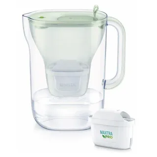 BRITA Style eco 2,4 L grüne Wasserfilter-Kanne + Maxtra PRO All-in-1-Kartusche - Grün