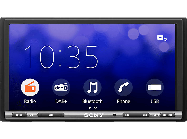 Bild von XAV-AX3250 Moniceiver DAB+ Tuner, Android Auto Media-Receiver Schwarz 55 W Bluetooth