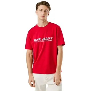 Pepe Jeans Matthew Kurzarm-t-shirt - Rugby Red - L