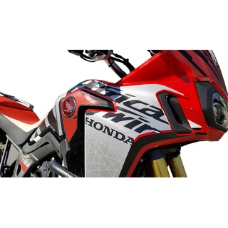 Uniracing Honda CRF 1000L Africa Twin, Dekor-Set - Schwarz/Grau/Rot