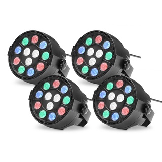 Showlite SPS-121 LED Smart Party Spot 12x 1W RGBW 4er Set