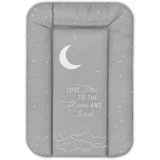 Wickelauflage Wickelunterlage abwaschbar und wasserdicht 70x50 cm - Wickelmatte zum Auflegen auf Wickeltisch Wickelaufsatz Wickelkommode oder Waschmaschine changing mat 70 x 50 Galaxie