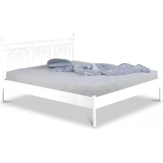 Metallbett Ida – 90 x 200 cm / weiß - Weiß
