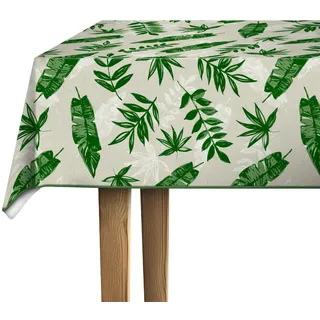 d-c-fix Wachstuchtischdecke Rain Forest 140 cm x 1,8 m | Tischtuch im Vintage-Stil für den Küchen-, Ess- oder Gartentisch – lebensmittelecht, abwaschbar & wasserdicht