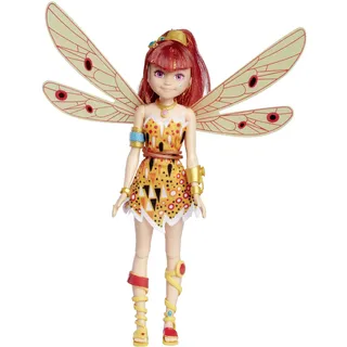 Simba Mia and Me Ankleidepuppe Yuko, Elfe mit beweglichen Flügeln und Beinen, 3X Haarclips, 3X Armreif und Kette, 23cm, ab 3 Jahre