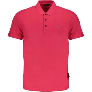 Kurzarm Polohemd Regular Fit 3 Knöpfe Logo Napapijri : Größe - M Größe: M - Rosa