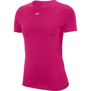 Nike Damen W Np Top All Over Mesh T Shirt, Fireberry/White, XL EU