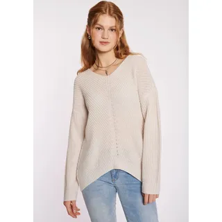 HaILY’S Strickpullover »LS P VK Pi44pa«, beige