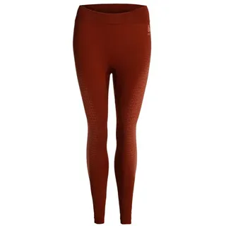 Odlo Damen Funktionsunterwäsche Lange Hose PERFORMANCE WARM ECO, spiced apple, M